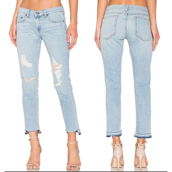 Rag & Bone Dre Capri in Marina Jeans Size 26 - Picture 1 of 12